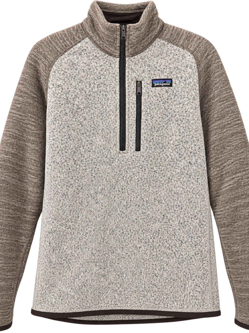 Patagonia Better Sweater 1/4 Zip Fleece Pullover Men’s M Gray Brown Outdoor